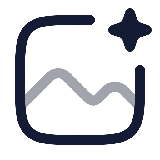 Ai Image 01 Icon in Twotone Rounded style
