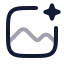 Aiimage icon with twotone rounded style