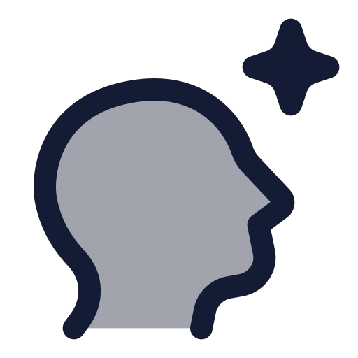 Ai Imagine Icon in Duotone Rounded style