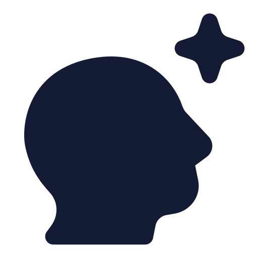 Ai Imagine Icon in Solid Rounded style