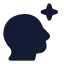 Aiimagine icon with solid standard style