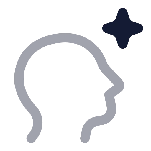 Ai Imagine Icon in Twotone Rounded style