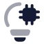 Aiinnovation icon with bulk rounded style