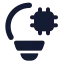 Aiinnovation icon with solid standard style
