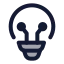 Aiinnovation icon with duotone standard style