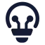 Aiinnovation icon with solid standard style
