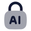 Ailock icon with bulk rounded style