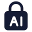 Ailock icon with solid standard style