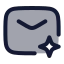 Aimail icon with duotone rounded style