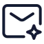 Aimail icon with stroke standard style