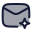 Aimail icon with duotone rounded style