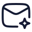 Aimail icon with stroke rounded style