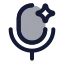 Aimic icon with duotone rounded style