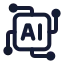 Ainetwork icon with stroke standard style