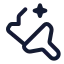 Aipaintbrush icon with stroke standard style
