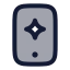 Aiphone icon with duotone rounded style