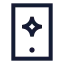 Aiphone icon with stroke sharp style