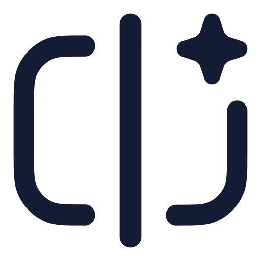 Ai Replace Icon in Solid Rounded style