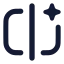 Aireplace icon with solid rounded style