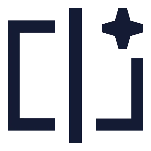 Ai Replace Icon in Solid Sharp style