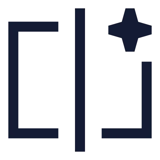 Ai Replace Icon in Stroke Sharp style