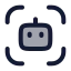 Aiscan icon with duotone rounded style