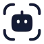 Aiscan icon with solid rounded style