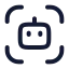 Aiscan icon with stroke rounded style
