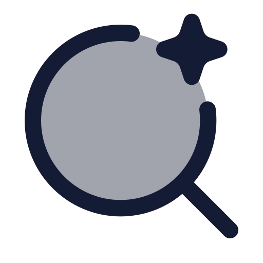 Ai Search 01 Icon in Duotone Rounded style