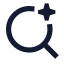 Aisearch icon with solid sharp style