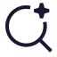 Aisearch icon with stroke sharp style