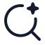 Aisearch icon with stroke standard style