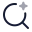 Aisearch icon with twotone rounded style
