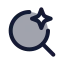 Aisearch icon with duotone standard style