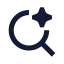 Aisearch icon with solid sharp style
