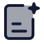 Aisearchlines icon with duotone standard style