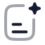 Aisearchlines icon with twotone rounded style