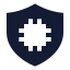 Aisecurity icon with solid sharp style