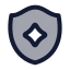 Aisecurity icon with duotone standard style