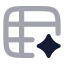 Aisheets icon with bulk rounded style