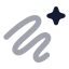 Aisketch icon with bulk rounded style