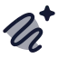 Aisketch icon with duotone rounded style