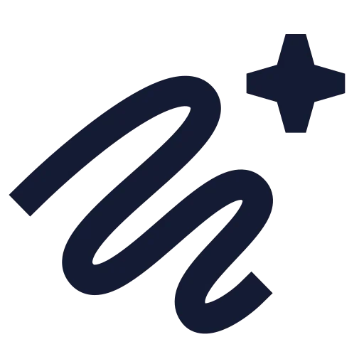 Ai Sketch Icon in Solid Sharp style