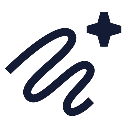 Ai Sketch Icon in Stroke Sharp style