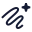 Aisketch icon with stroke sharp style