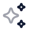 Aisparkles icon with twotone rounded style