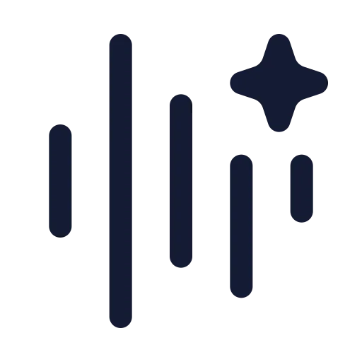 Ai Speech Icon in Duotone Rounded style