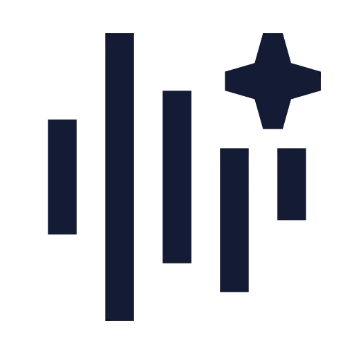 Ai Speech Icon in Solid Sharp style