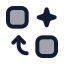 Aiswap icon with duotone standard style