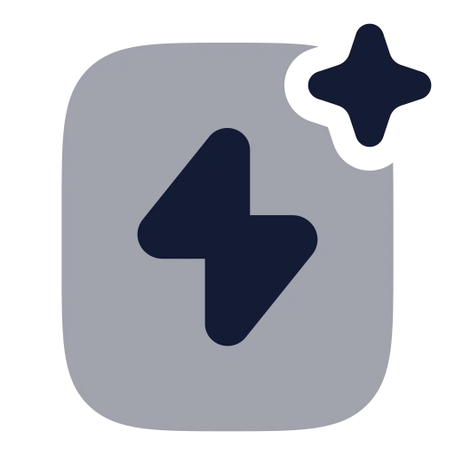 Ai Template Icon in Bulk Rounded style